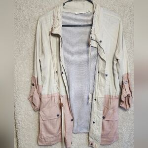 Blue Pepper Two-Tone Jacket